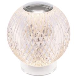 Alora Marni LED 4-in Polished Nickel Table Lamp