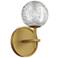 Alora Marni LED 5-in Natural Brass Wall Vanity