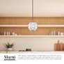 3_Alora Marni LED 5-in Polished Nickel Pendant more views