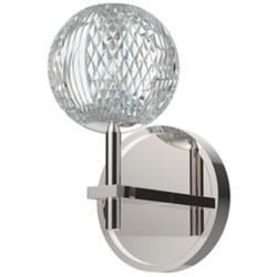 Alora Marni LED 5-in Polished Nickel Wall Vanity