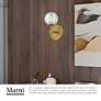 2_Alora Marni LED 5-in Polished Nickel Wall Vanity more views