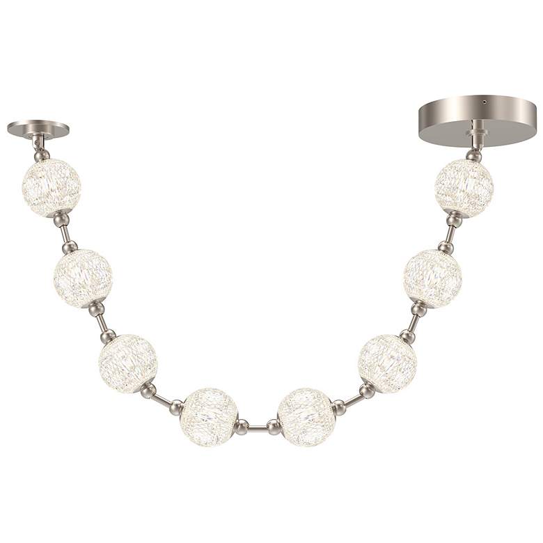 Image 1 Alora Marni LED 8 Head Polished Nickel Pendant