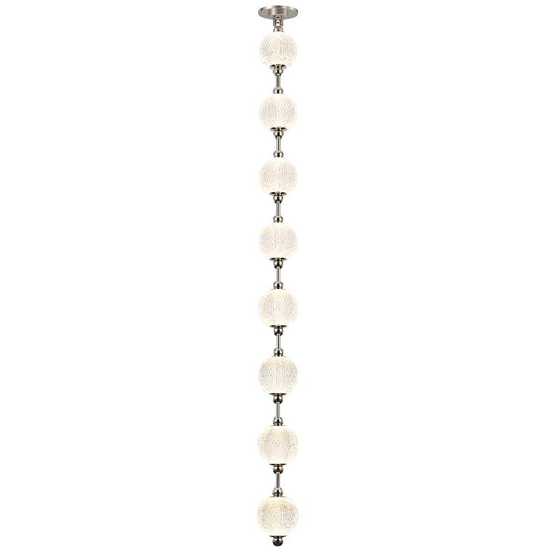 Image 2 Alora Marni LED 8 Head Polished Nickel Pendant more views