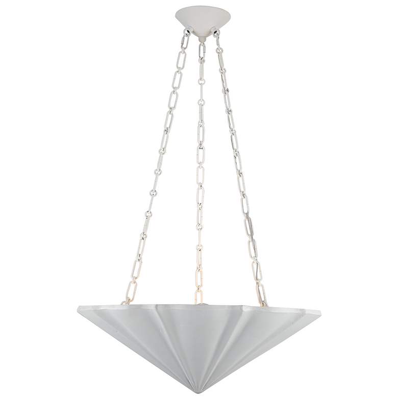 Image 1 Alora Martine E26 23-in Antique White Chandelier
