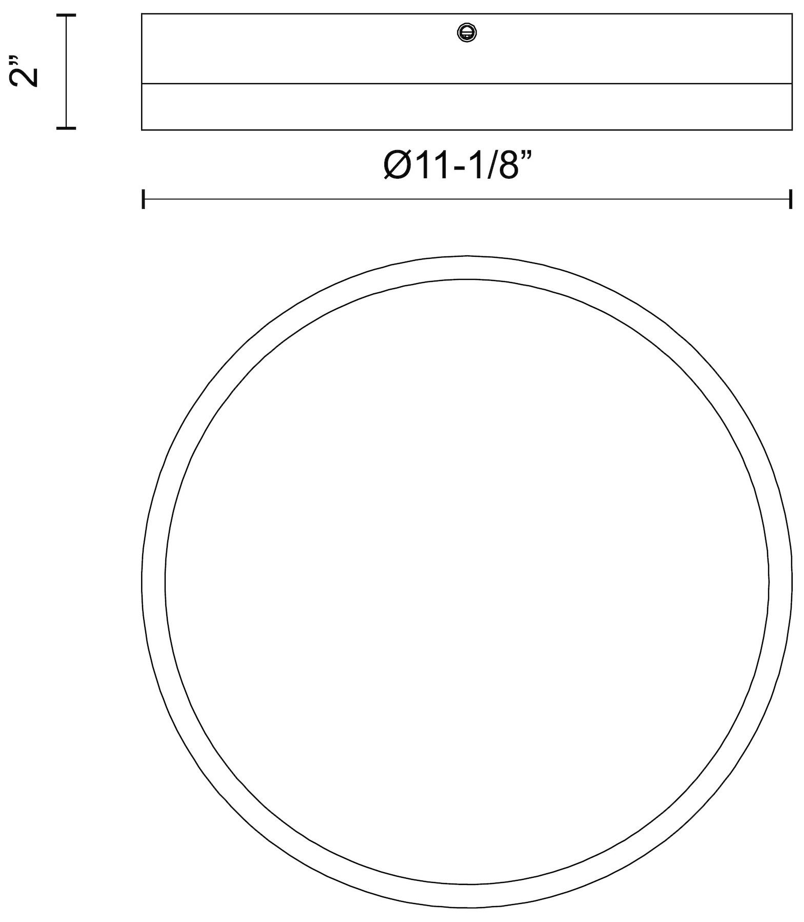 Image 3 Alora Mood Adelaide LED 11-in Aged Gold/Matte Black Flush Mount more views