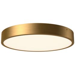 Alora Mood Adelaide LED 15-in Aged Gold Flush Mount