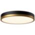 Alora Mood Adelaide LED 15-in Aged Gold/Matte Black Flush Mount