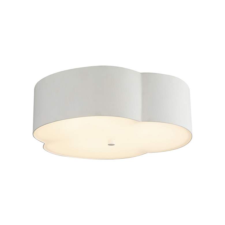 Image 3 Alora Mood Adella E26 14-in Antique White Flush Mount more views