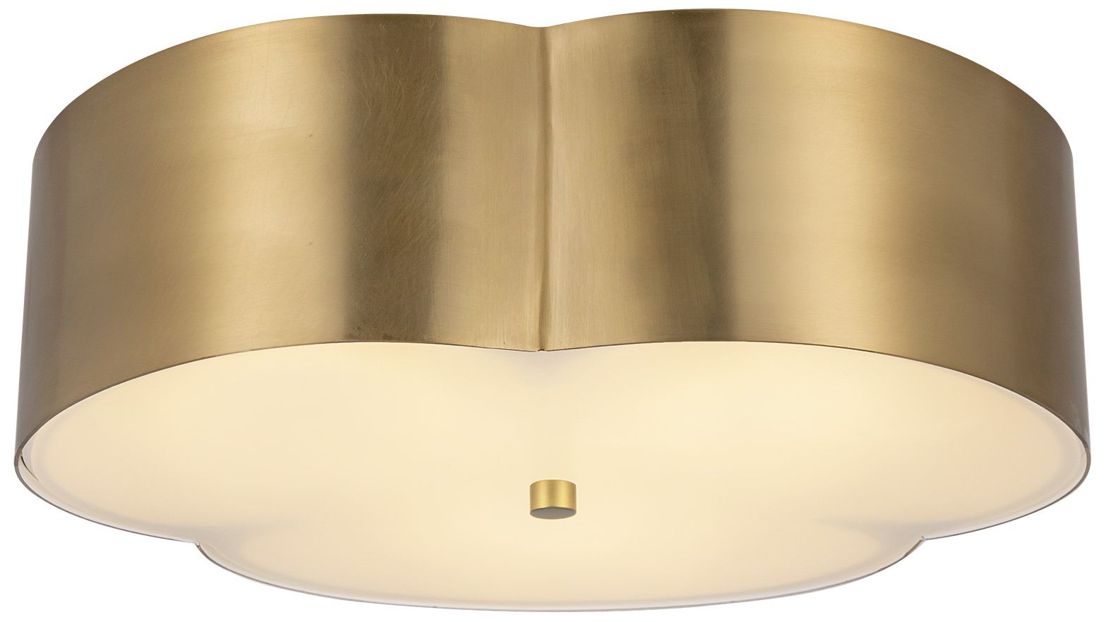 Image 4 Alora Mood Adella E26 14-in Brushed Gold Flush Mount more views
