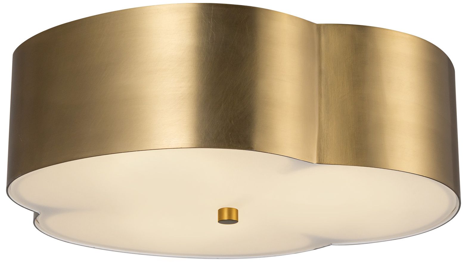 Image 5 Alora Mood Adella E26 14-in Brushed Gold Flush Mount more views