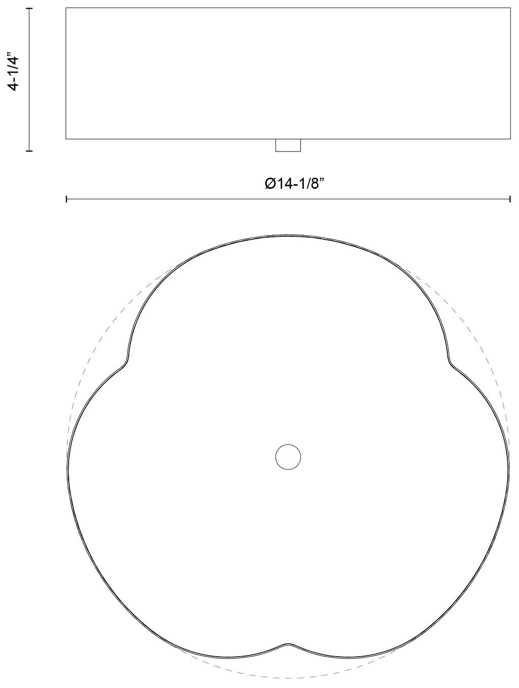 Image 7 Alora Mood Adella E26 14-in Brushed Gold Flush Mount more views