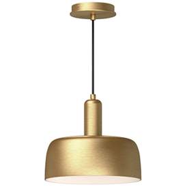 Image1 of Alora Mood Adriano E26 10-in Brushed Gold Pendant