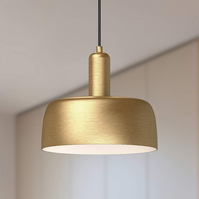 Image 1 Alora Mood Adriano E26 10-in Brushed Gold Pendant