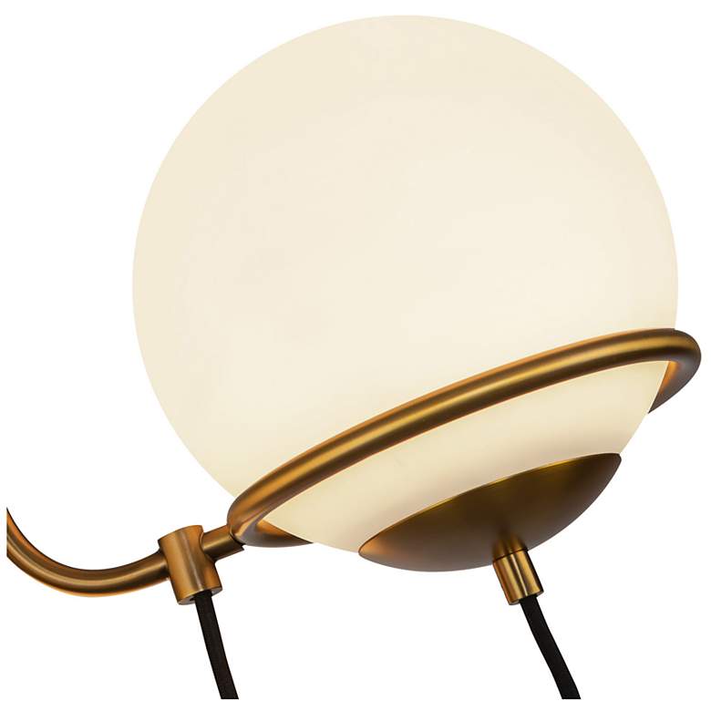 Image 5 Alora Mood Alba E26 23-in Aged Gold/Opal Glass Chandelier more views