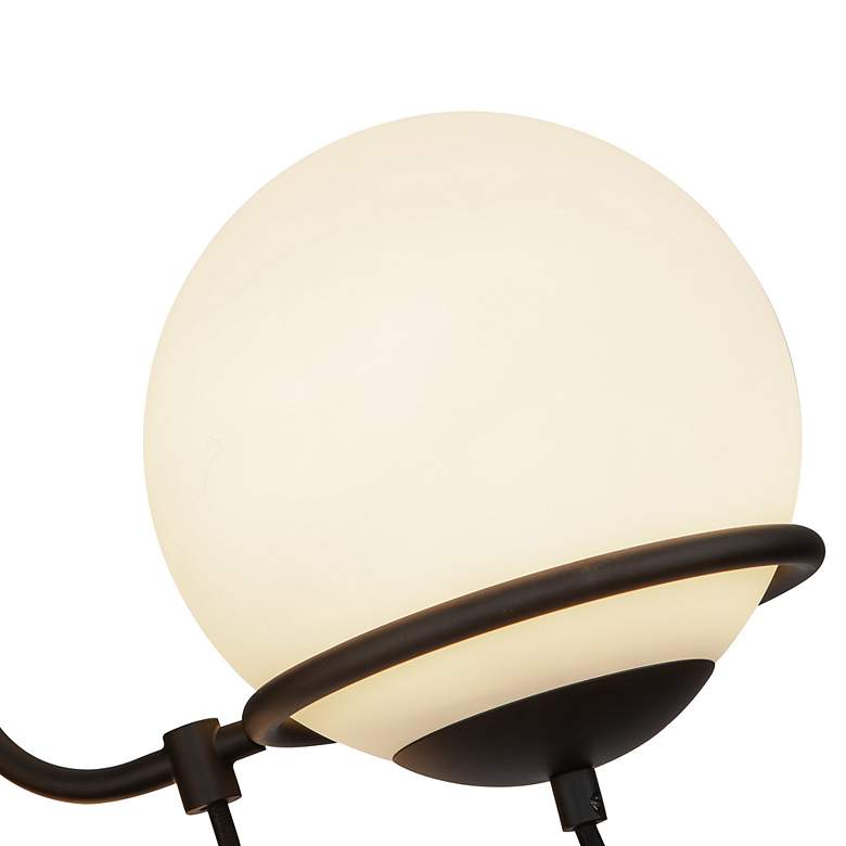 Image 5 Alora Mood Alba E26 23-in Matte Black/Opal Glass Chandelier more views