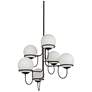 2_Alora Mood Alba E26 32-in Matte Black/Opal Glass Chandelier more views