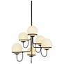 3_Alora Mood Alba E26 32-in Matte Black/Opal Glass Chandelier more views