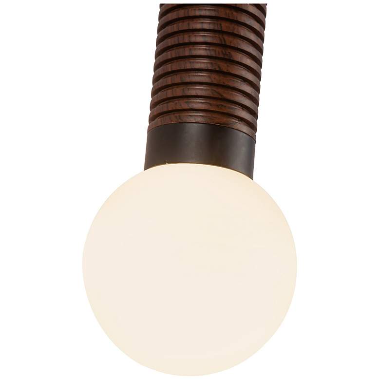 Image 3 Alora Mood Arden LED 14-in Matte Black/Opal Glass Wall Vanity more views