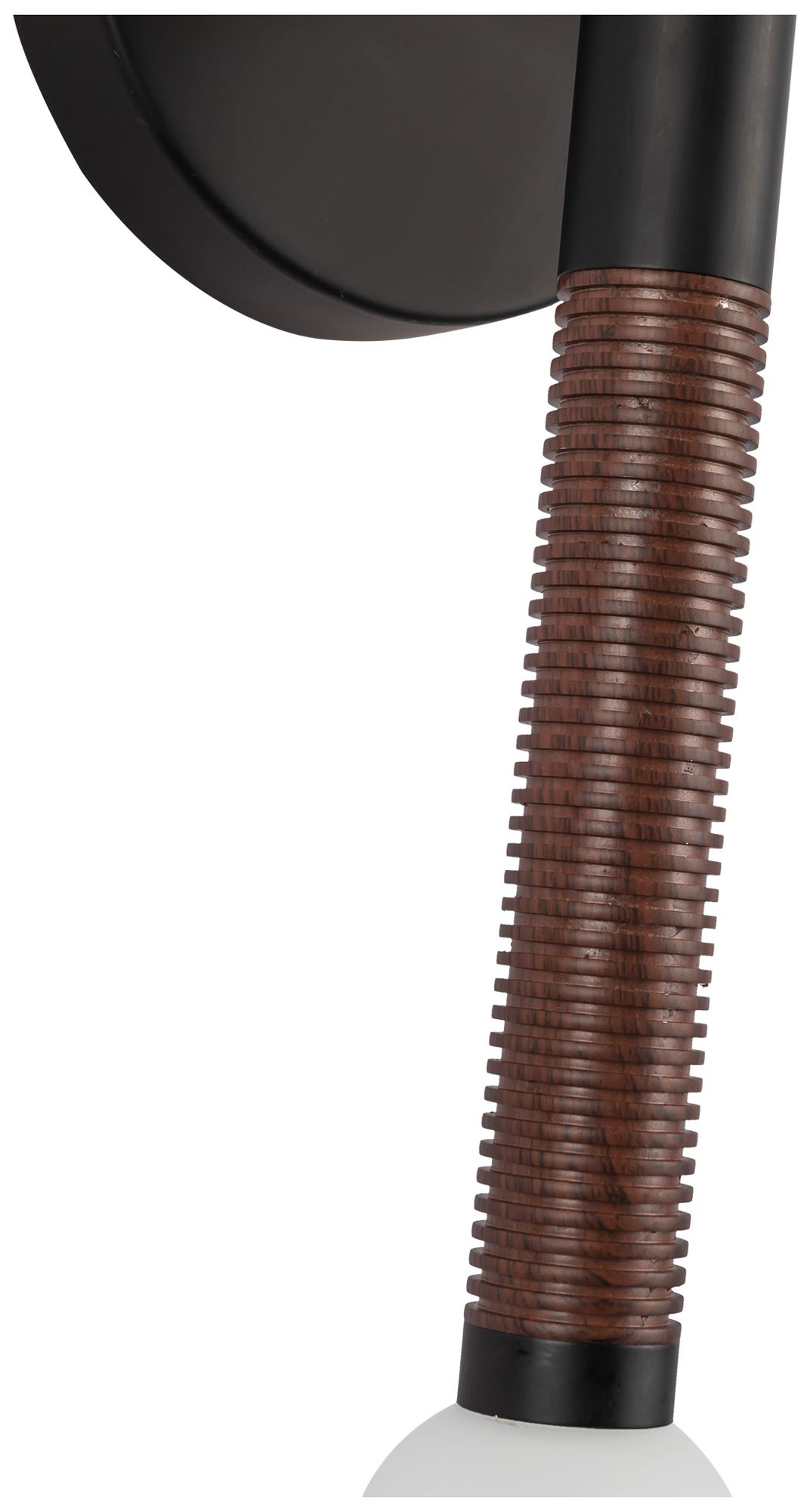 Image 4 Alora Mood Arden LED 14-in Matte Black/Opal Glass Wall Vanity more views