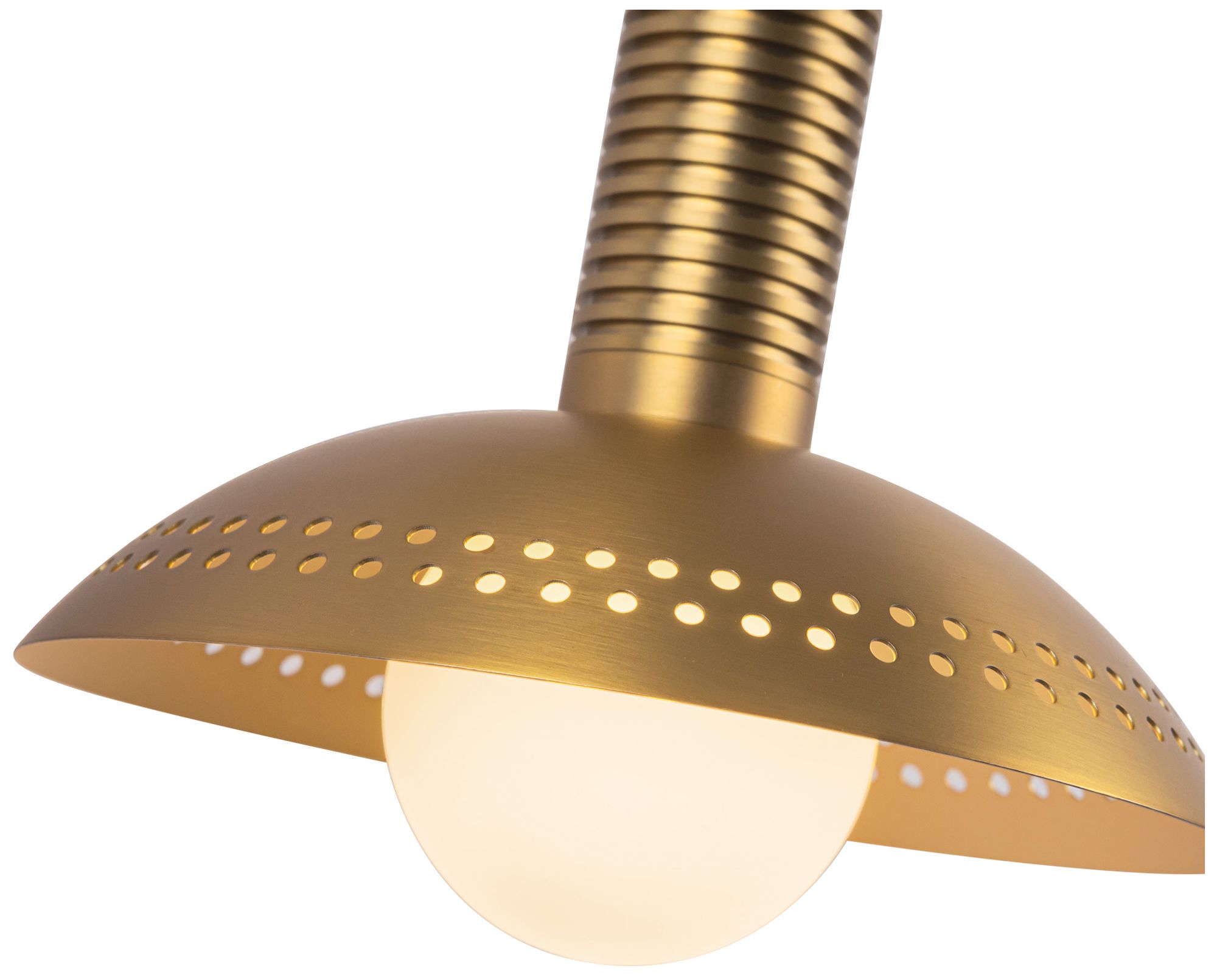 Image 3 Alora Mood Arden LED 14-in (With Shade) Gold/Opal Glass Wall Vanity more views