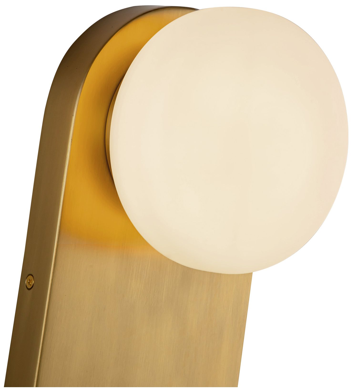 Image 4 Alora Mood Ariel E26 12-in Brushed Gold/Opal Glass Wall Vanity more views