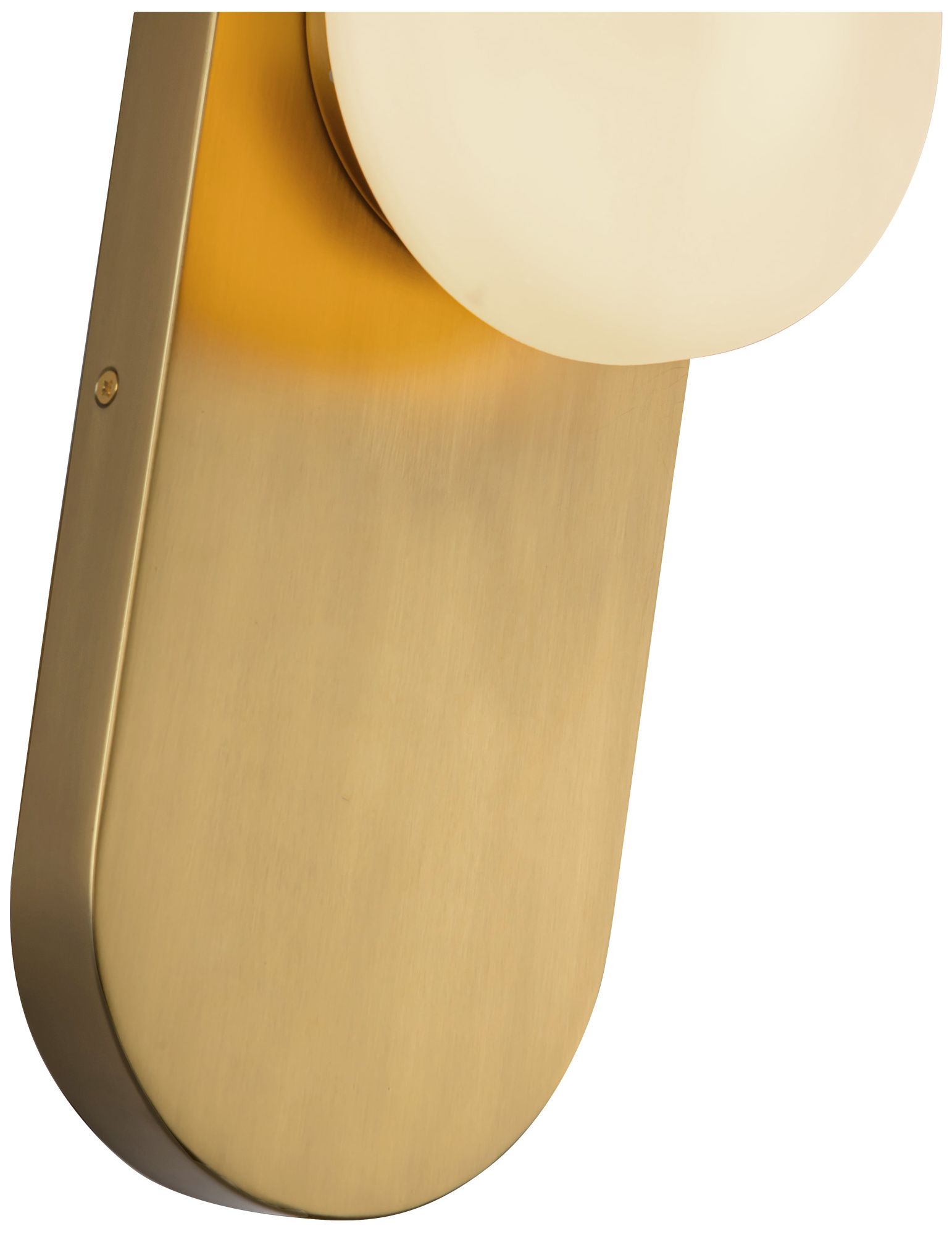 Image 5 Alora Mood Ariel E26 12-in Brushed Gold/Opal Glass Wall Vanity more views