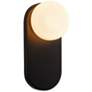 2_Alora Mood Ariel E26 12-in Matte Black/Opal Glass Wall Vanity