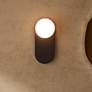 1_Alora Mood Ariel E26 12-in Matte Black/Opal Glass Wall Vanity