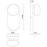 7_Alora Mood Ariel E26 12-in Matte Black/Opal Glass Wall Vanity more views