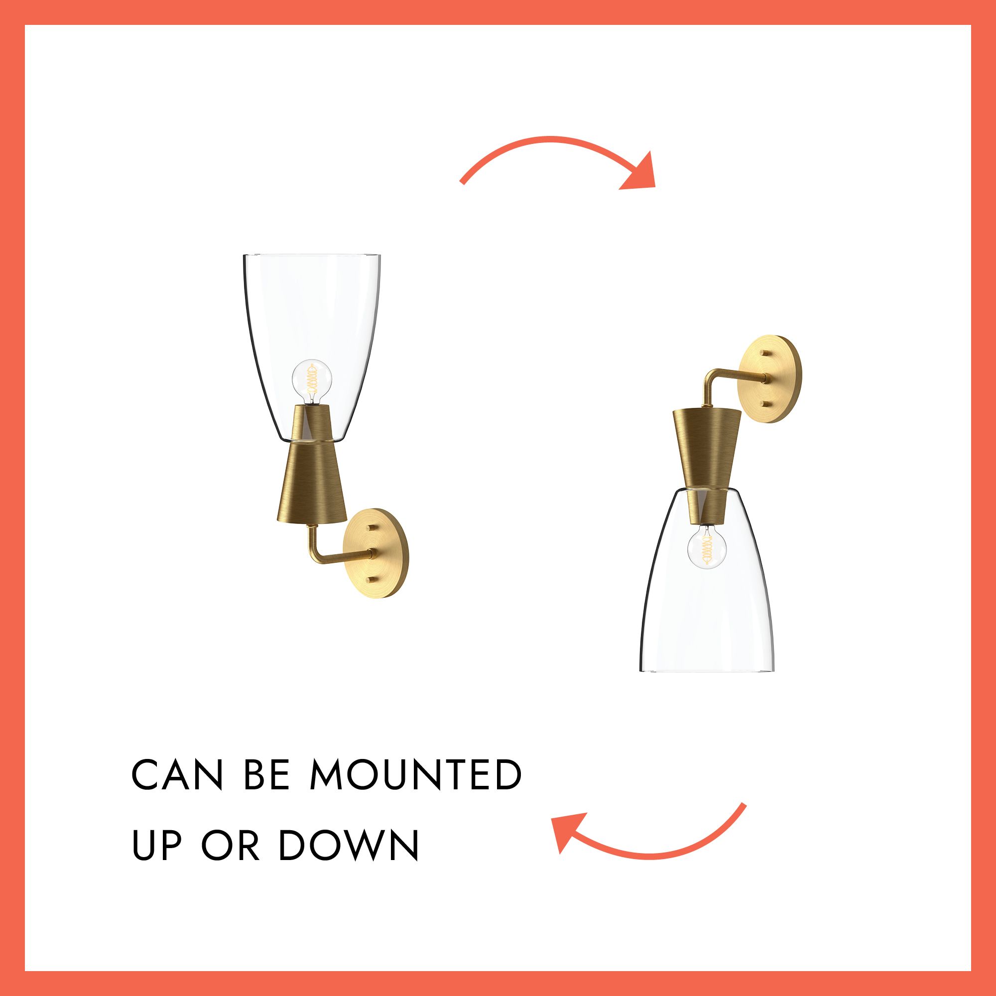 Image 6 Alora Mood Arlo E26 7-in Clear Glass/Matte Black Wall Vanity more views