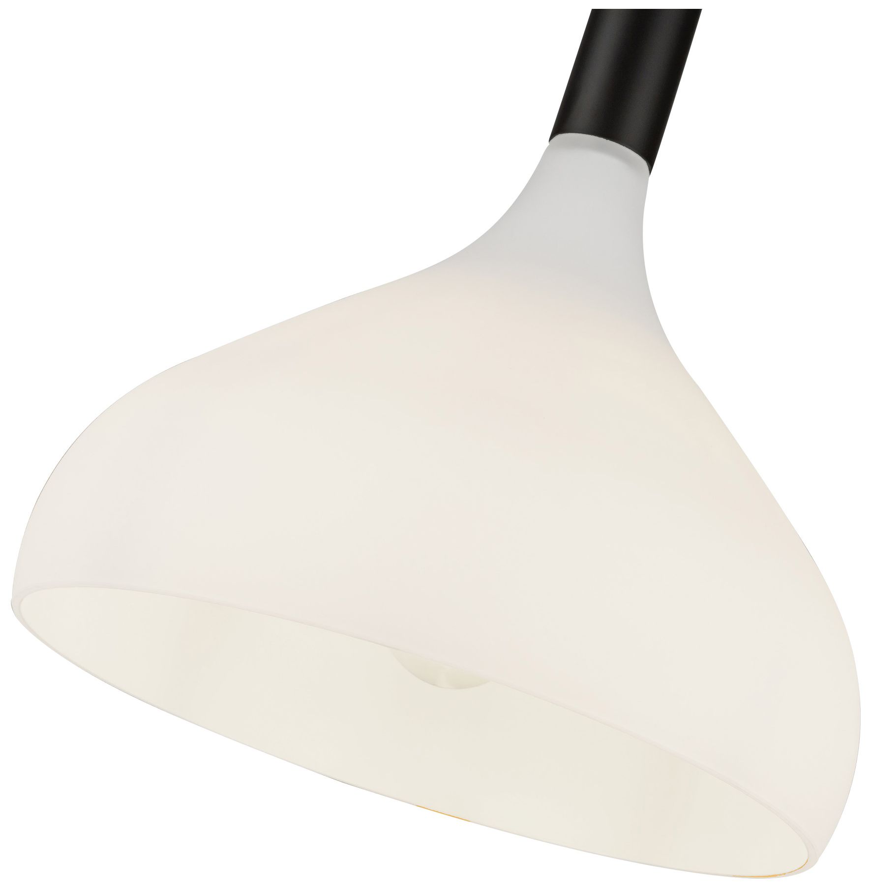 Image 5 Alora Mood Belleview E26 12-in Matte Black/Opal Glass Pendant more views