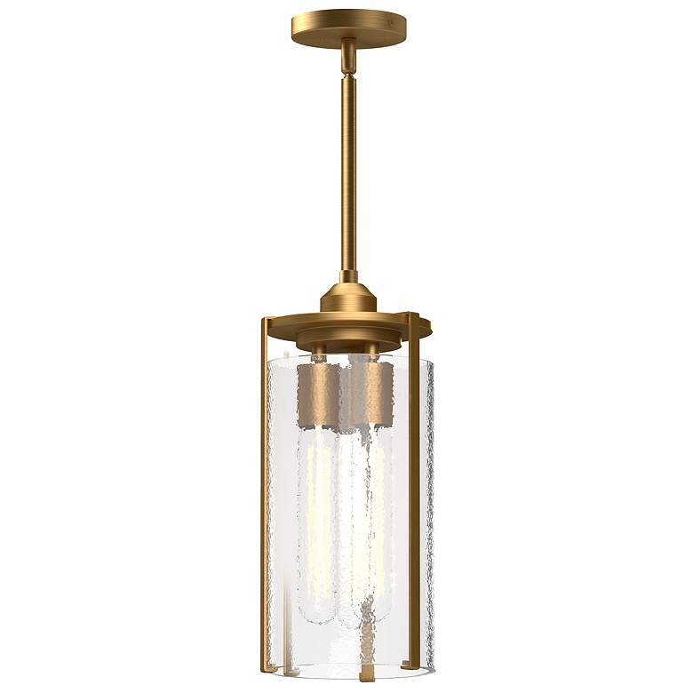 Image 1 Alora Mood Belmont E26 5-in Aged Gold/Clear Water Glass Pendant