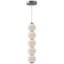 2_Alora Mood Bijou LED 5-in Brushed Nickel/Opal Matte Glass Pendant