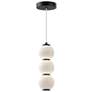 1_Alora Mood Bijou LED 7-in Matte Black/Opal Matte Glass Pendant