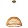 3_Alora Mood Bondi E26 16-in Brushed Gold/Opal Glass Pendant more views