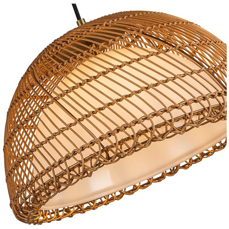 Image 5 Alora Mood Bondi E26 16-in Brushed Gold/Opal Glass Pendant more views