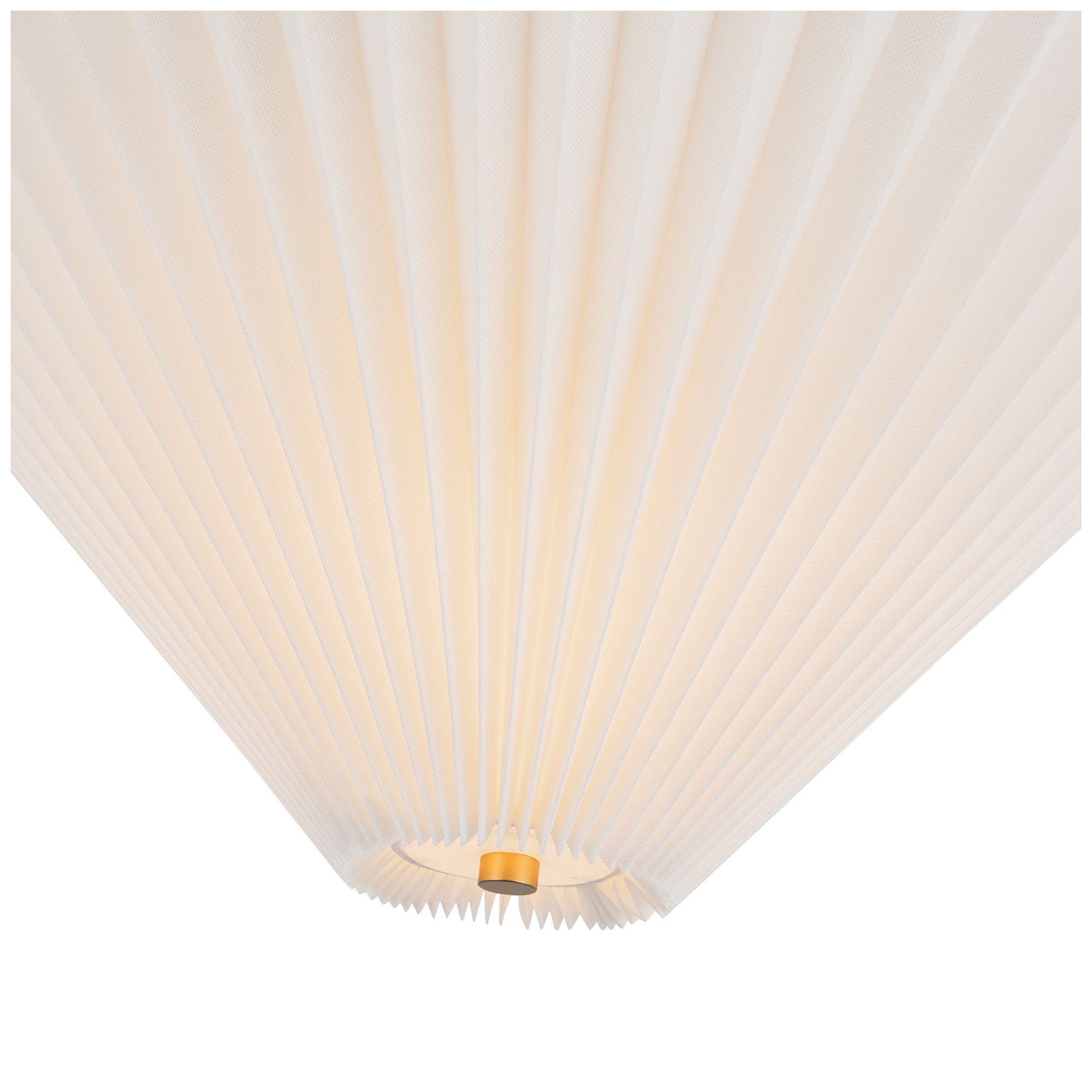 Image 5 Alora Mood Bridgette E26 16-in Brushed Gold/Folded White Semi-Flush Mount more views