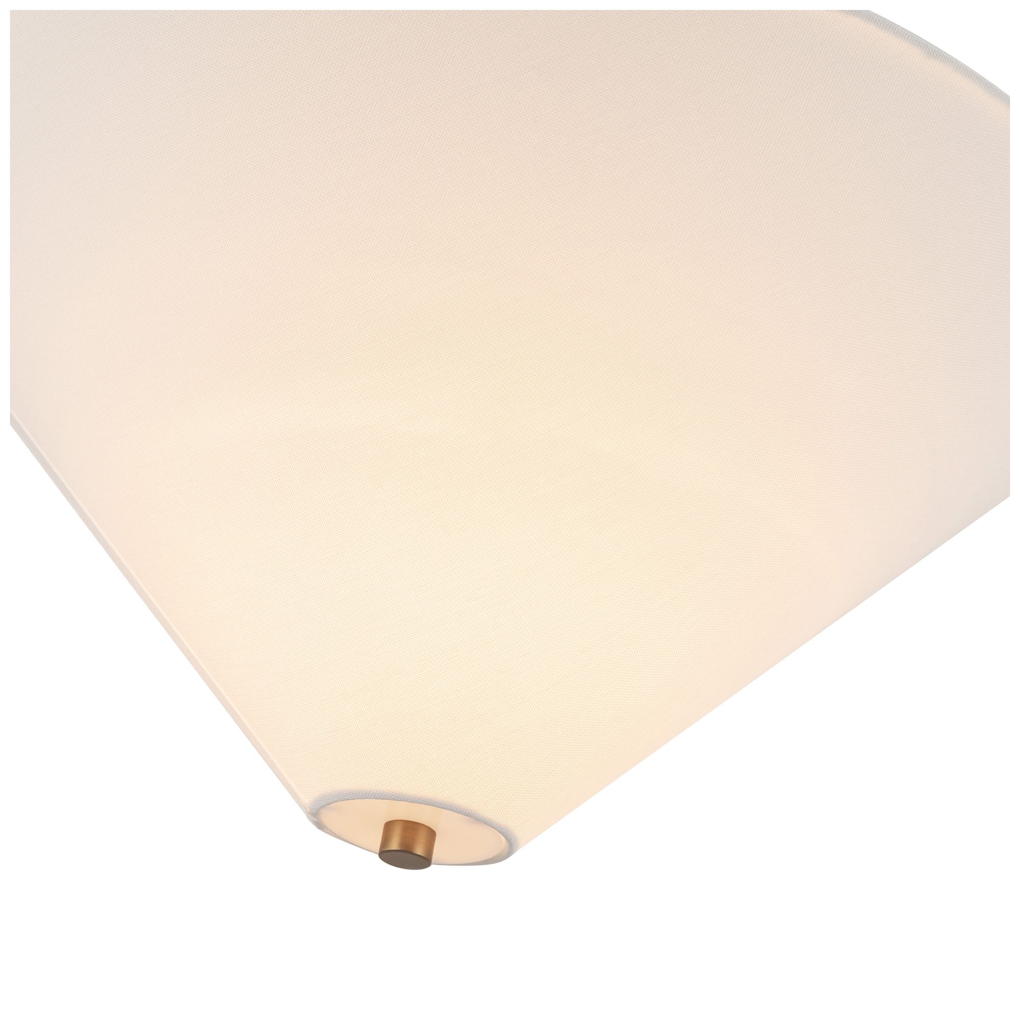Image 4 Alora Mood Bridgette E26 16-in Brushed Gold/White Linen Semi-Flush Mount more views