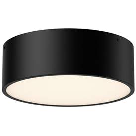 Image1 of Alora Mood Brisbane E26 12-in Matte Black Flush Mount