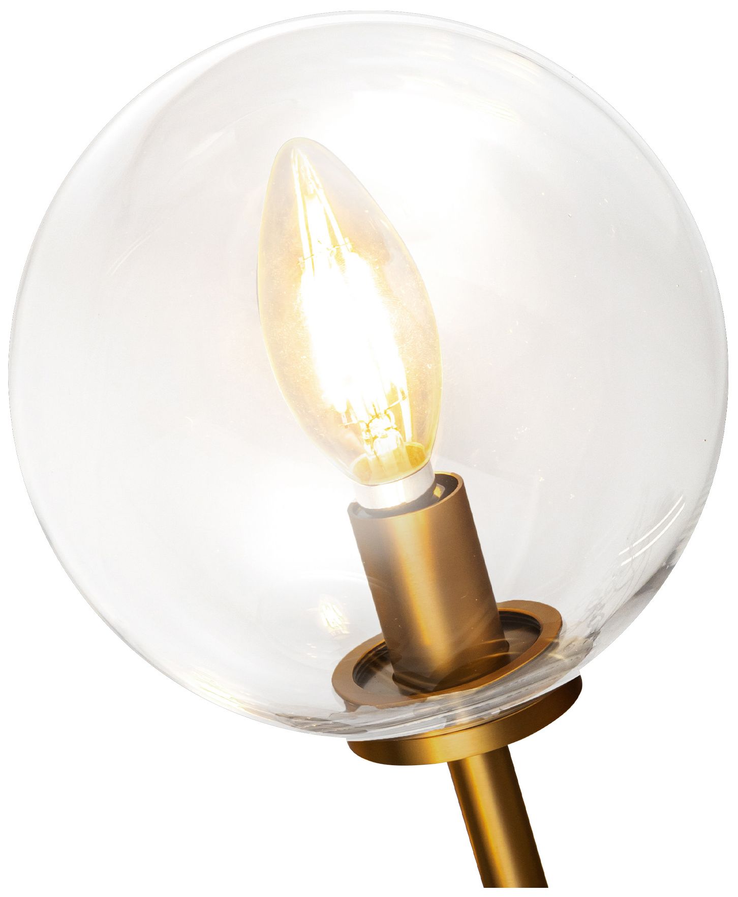 Image 5 Alora Mood Cassia E12 20-in Aged Gold/Clear Glass Wall Vanity more views