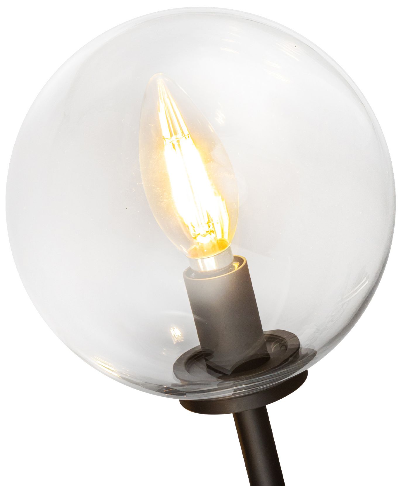 Image 5 Alora Mood Cassia E12 20-in Matte Black/Clear Glass Wall Vanity more views