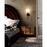 2_Alora Mood Cassia E12 6-in Matte Black/Opal Matte Glass Wall Vanity more views
