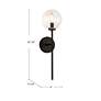 4_Alora Mood Cassia E12 6-in Matte Black/Opal Matte Glass Wall Vanity more views