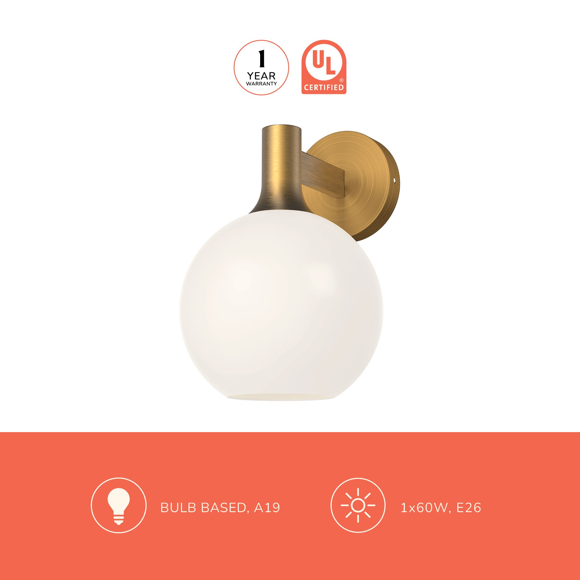 Image 3 Alora Mood Castilla E26 8-in Clear Glass/Matte Black Wall Vanity more views