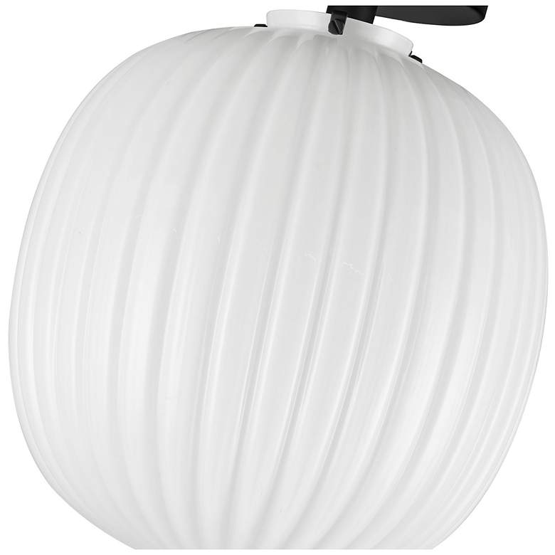 Image 3 Alora Mood Cherise E26 12-in Black/Glass Semi-Flush Mount more views