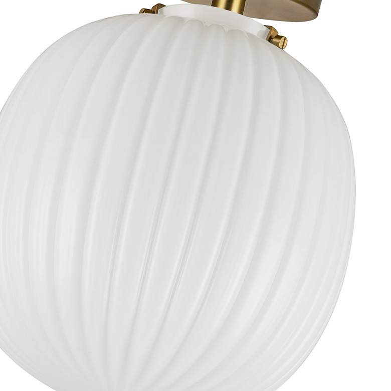 Image 3 Alora Mood Cherise E26 12-in Gold/Glass Semi-Flush Mount more views