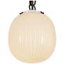 3_Alora Mood Cherise E26 3-Light Matte Black/Glossy Ribbed Opal Pendant more views