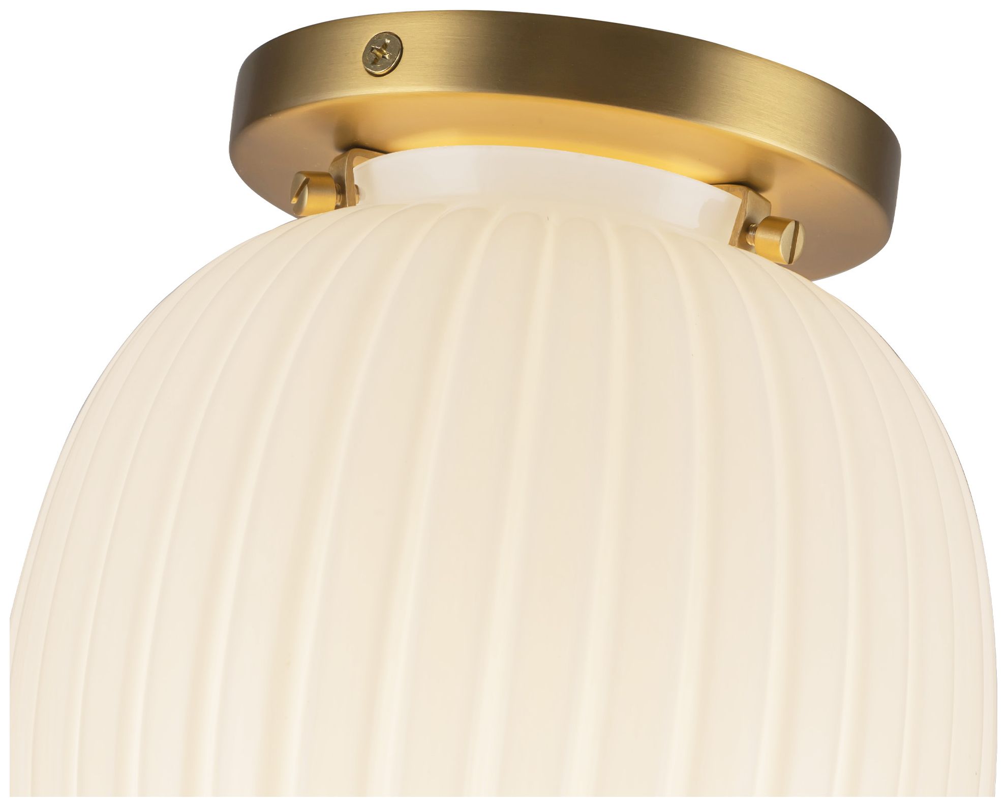Image 3 Alora Mood Cherise E26 7-in Gold/Glass Semi-Flush Mount more views