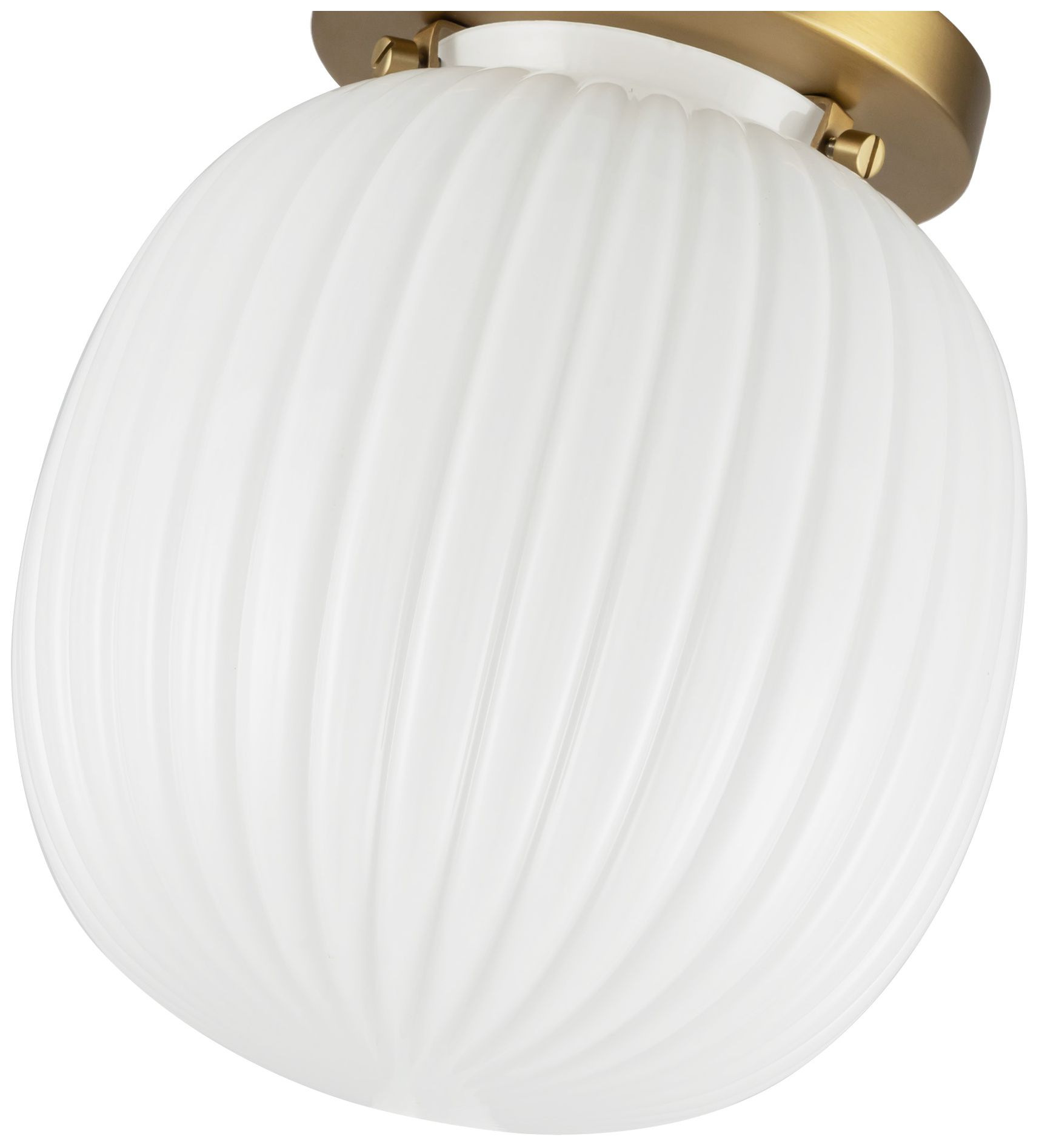 Image 4 Alora Mood Cherise E26 7-in Gold/Glass Semi-Flush Mount more views