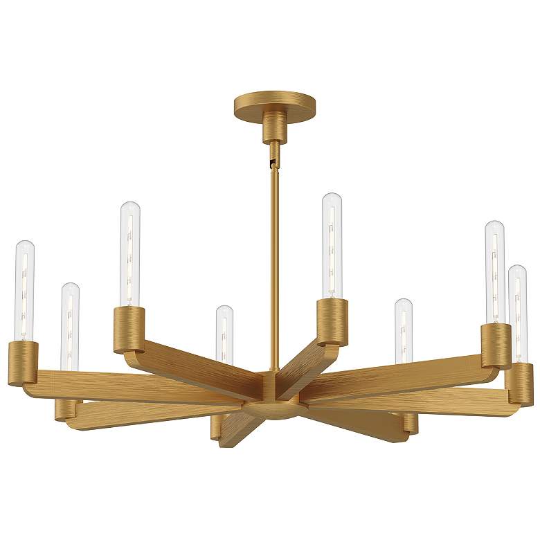 Image 1 Alora Mood Claire E26 32-in Aged Gold Chandelier